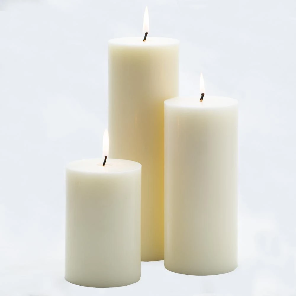 Richland 4" X 9" Light Ivory Pillar Candles Set Of 6 5 Richland 4" X 9" Light Ivory Pillar Candles Set Of 6 - Image 3