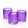 Richland Purple Chunky Honeycomb Glass Votive & Tealight Holder Set Of 24 1 Richland Purple Chunky Honeycomb Glass Votive & Tealight Holder Set Of 24 -Candle Decorations 967a5642 2 1