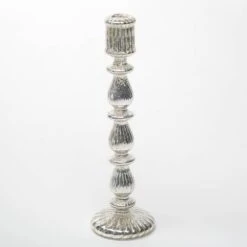 Richland Ribbed Unique Mercury Glass Taper Candle Holder Set Of 3 16 Richland Ribbed Unique Mercury Glass Taper Candle Holder Set Of 3 -Candle Decorations 967a6126 2