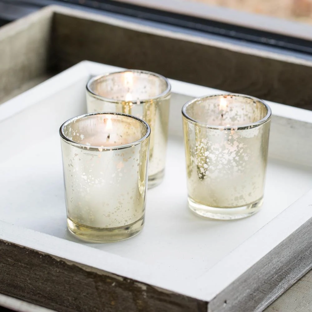 Richland Metallic Gold Mercury Votive Holders Set Of 72 5 Richland Metallic Gold Mercury Votive Holders Set Of 72 - Image 3