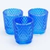 Richland Votive Holder Hobnail Blue Set Of 12 -Candle Decorations 967a6860