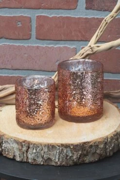 Richland Mercury Candle Holder Nadine Rose Gold Small Set Of 36 9 Richland Mercury Candle Holder Nadine Rose Gold Small Set Of 36 -Candle Decorations 967a6978 1