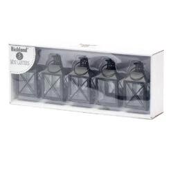 Richland Mini Tealight Lanterns Black Metal Set Of 25 8 Richland Mini Tealight Lanterns Black Metal Set Of 25 -Candle Decorations 967a7339 edit 1