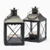 Richland Mini Tealight Lanterns Black Metal Set Of 25 2 Richland Mini Tealight Lanterns Black Metal Set Of 25 -Candle Decorations 967a7342 3
