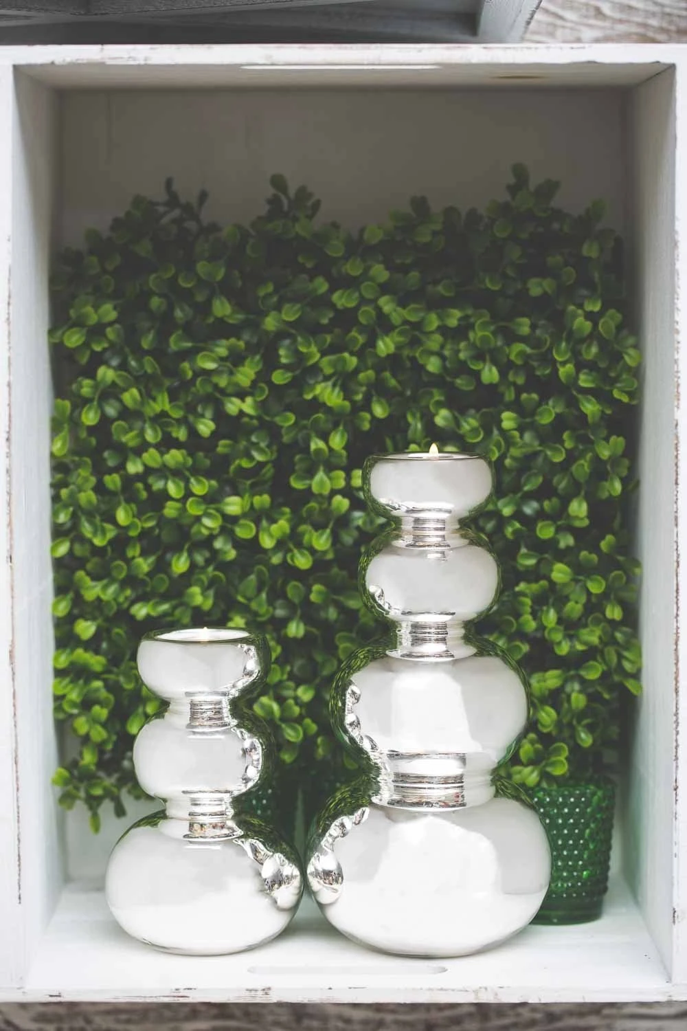 Richland Tealight Candle Holder Silver Bubble 9” Set Of 12 4 Richland Tealight Candle Holder Silver Bubble 9” Set Of 12 - Image 2