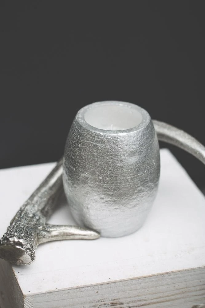 Richland Oval LED Candle Silver Metallic Set Of 12 5 Richland Oval LED Candle Silver Metallic Set Of 12 - Image 3