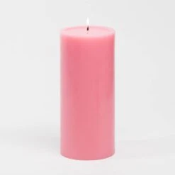 Richland 4" X 9" Pink Pillar Candles Set Of 6