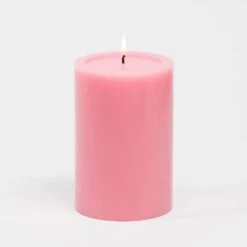 Richland 4" X 6" Pink Pillar Candle