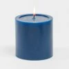 Richland 4" X 4" Navy Blue Pillar Candles Set Of 6 -Candle Decorations 967a9992 edit 1