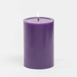 Richland 4" X 6" Purple Pillar Candles Set Of 6