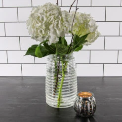 Eastland Hanging Horizontal Ribbed Glass Jar 8" With Handle Set Of 6 -Candle Decorations 9721 6536 4cd5e0aa 8526 470f bd68 38ad9a5bdfd9