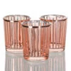 Richland Rose Gold Stripe Glass Holder - Small Set Of 72 2 Richland Rose Gold Stripe Glass Holder - Small Set Of 72 -Candle Decorations 9914 8663 9547b1dd 71b7 4e83 bcf6 dd45d7e9d88a