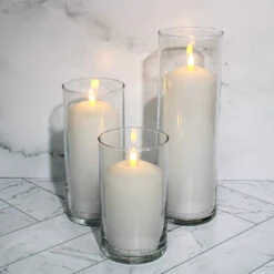 Richland Bullet LED Wax Candle 3"x4", 3"x6", & 3"x8" Set Of 36 11 Richland Bullet LED Wax Candle 3"x4", 3"x6", & 3"x8" Set Of 36 -Candle Decorations BulletLEDTierSet 3197 c7f7f2ee ea96 4e80 adae 0a5a2a60004a