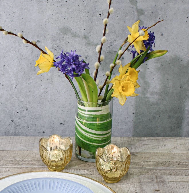 Gold Carraway Votive Holders Set Of 6 4 Gold Carraway Votive Holders Set Of 6 - Image 2