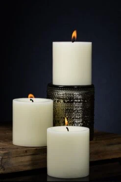 Richland Pillar Candles 3"x3" Light Ivory Set Of 48 -Candle Decorations HL8A1552 0569a8c2 87d3 4192 8cb9 362ccddec192
