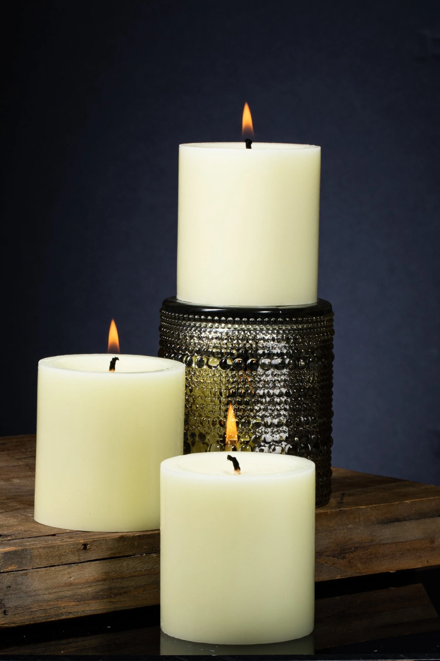 Richland Pillar Candles 3"x3" Ivory Set Of 48 5 Richland Pillar Candles 3"x3" Ivory Set Of 48 - Image 3