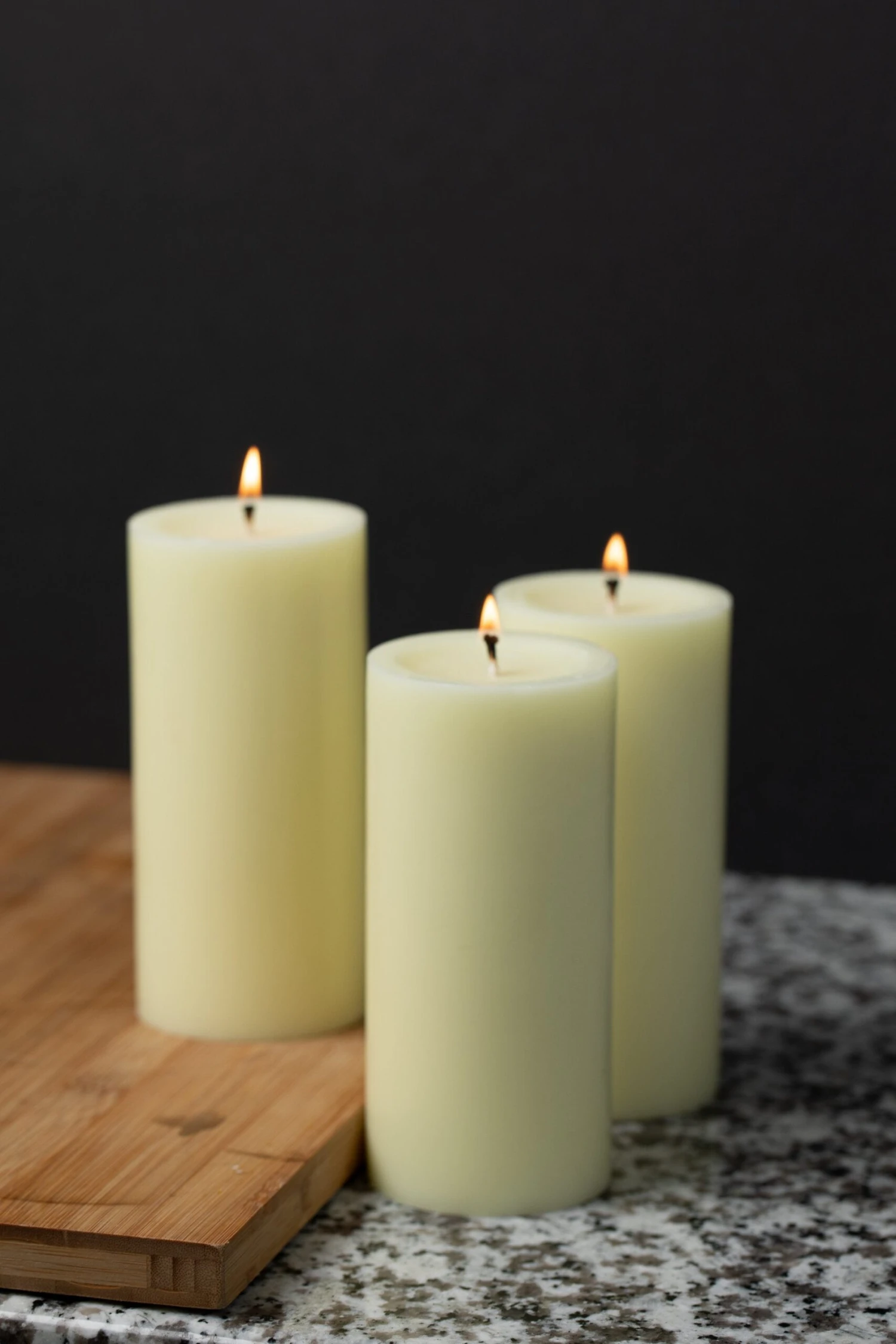 Richland Pillar Candles 3"x6" Ivory Set Of 12 5 Richland Pillar Candles 3"x6" Ivory Set Of 12 - Image 3