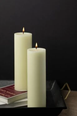 Richland Pillar Candles 3"x9" Ivory Set Of 6 -Candle Decorations HL8A1640 f96b1d5d 2125 4d1b 8298 2de6449ed57d