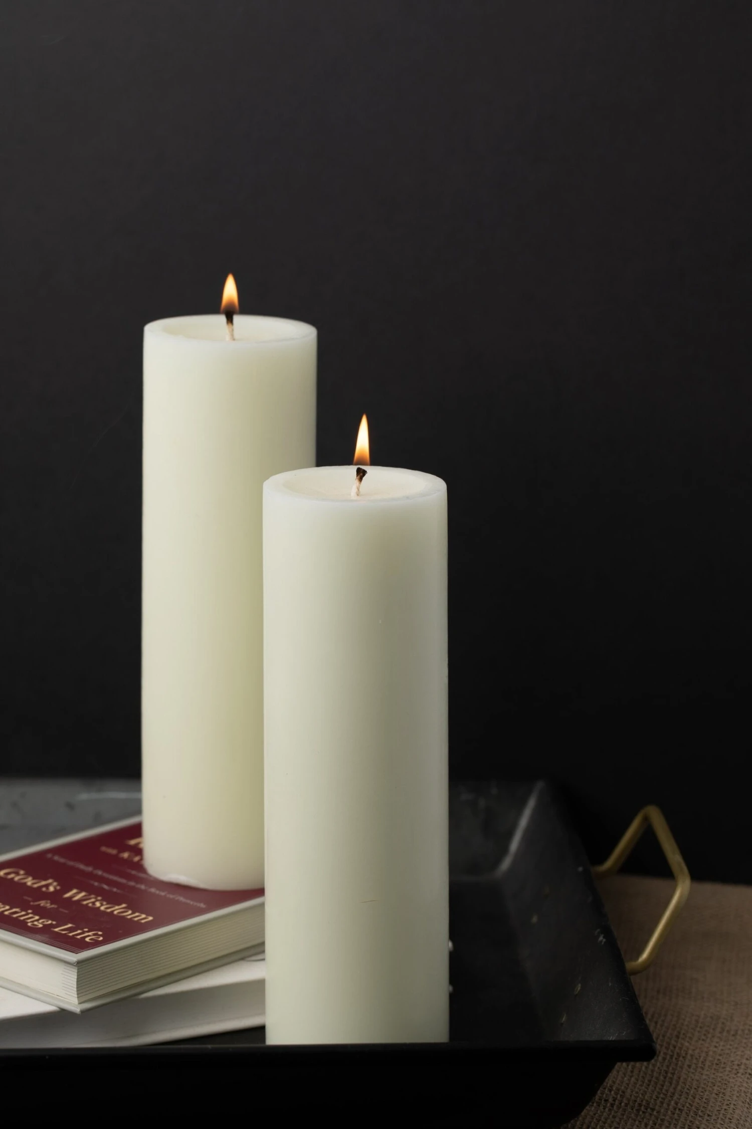 Richland Pillar Candles 3"x9" Light Ivory Set Of 24 5 Richland Pillar Candles 3"x9" Light Ivory Set Of 24 - Image 3