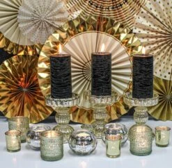 Richland Mercury Candle Holder Pearly Metallic Gold Large Set Of 6 9 Richland Mercury Candle Holder Pearly Metallic Gold Large Set Of 6 -Candle Decorations HeroNewyears 06a07f30 dc46 4b22 a994 a5de12114b09