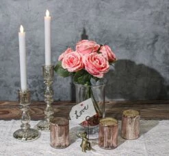 Richland White LED Taper Candles 9.75" Set Of 48 -Candle Decorations HeroValentines 5ae0fbd1 4867 4bf1 b5dc cfa3e0c97de8