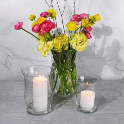 Eastland Adorn Hurricane Vase 6" Set Of 4 13 Eastland Adorn Hurricane Vase 6" Set Of 4 -Candle Decorations HurricaneVase 4985 2 1 5f7a1695 bcf6 4786 8d65 f9d67d7aa291