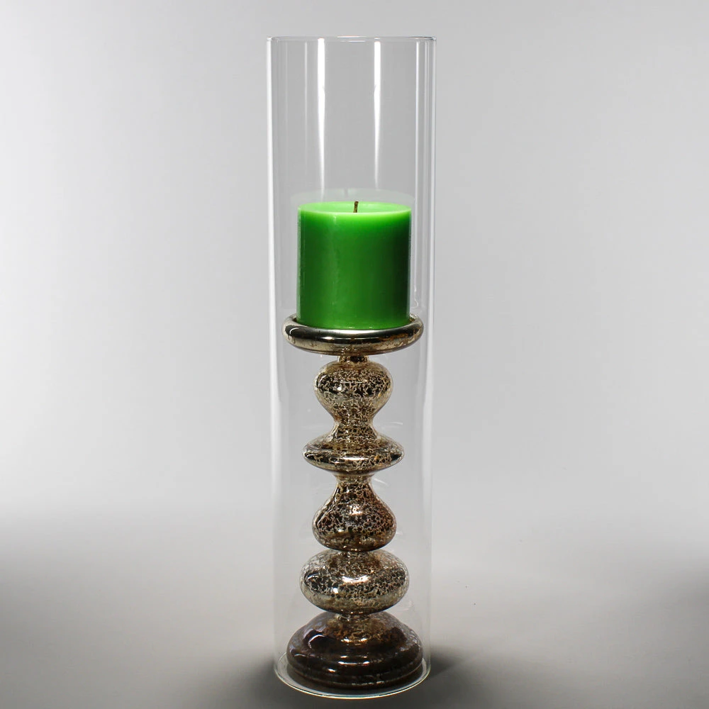 Richland Glass Chimney Candle Shade 4" X 18" 6 Richland Glass Chimney Candle Shade 4" X 18" - Image 4