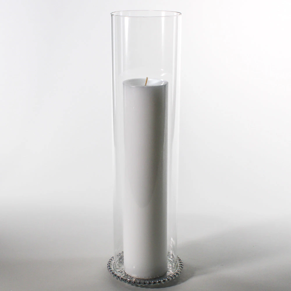 Richland Glass Chimney Candle Shade 4" X 18" 4 Richland Glass Chimney Candle Shade 4" X 18" - Image 2