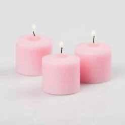 Richland Votive Candles Unscented Pink 10 Hour Set Of 72