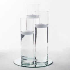 Eastland 12" Mirror And Tall Cylinder Vase Centerpiece With Richland Floating Candles Set Of 7 7 Eastland 12" Mirror And Tall Cylinder Vase Centerpiece With Richland Floating Candles Set Of 7 -Candle Decorations MG 9941a edfa3288 e60a 421f a3f4 fba572df81f8