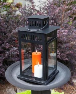 Richland Pillar Candles 3"x6" Orange Set Of 6 -Candle Decorations OrangeandWhitePillarinLantern 6380b26b 5e6a 4bfd 859d 325907b5f75f