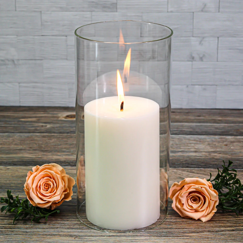 Richland Glass Chimney Candle Shade 5" X 10" 4 Richland Glass Chimney Candle Shade 5" X 10" - Image 2