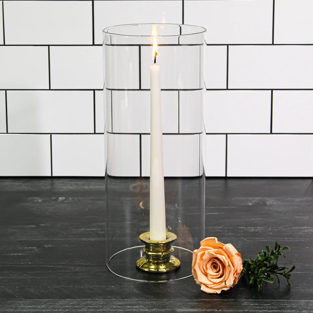 Richland Glass Chimney Candle Shade 5" X 12" 4 Richland Glass Chimney Candle Shade 5" X 12" - Image 2