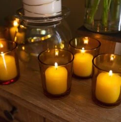 Eastland Votive Holder Amber Set Of 72 -Candle Decorations amberholder 6493348c 701a 4edb a8e2 bdc7957bd275