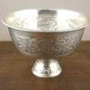 Silver Plated Antique Compote 6x8 1 Silver Plated Antique Compote 6x8 -Candle Decorations antique silver bowl 2