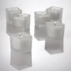 Eastland Square Votive Candle Holder Frosted Set Of 144 -Candle Decorations b4 5