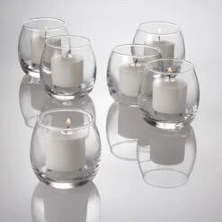 Eastland Petite Hurricane Votive Candle Holder Set Of 12