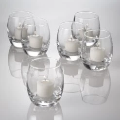 Eastland Grande Hurricane Votive Candle Holder Set Of 12