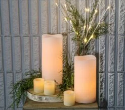 Richland 4" Large LED Pillar Candle With Wavy Top (3 Sizes) - Set Of 3 12 Richland 4" Large LED Pillar Candle With Wavy Top (3 Sizes) - Set Of 3 -Candle Decorations flamelessLED 589fe1e8 3b78 4e2d a896 9b8fe22f387b