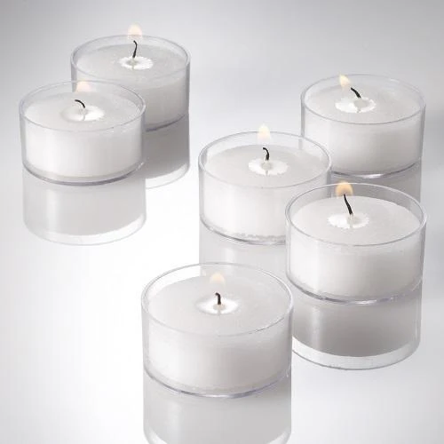 Richland Clear Cup Tealight Candles White Unscented Set Of 500 3 Richland Clear Cup Tealight Candles White Unscented Set Of 500