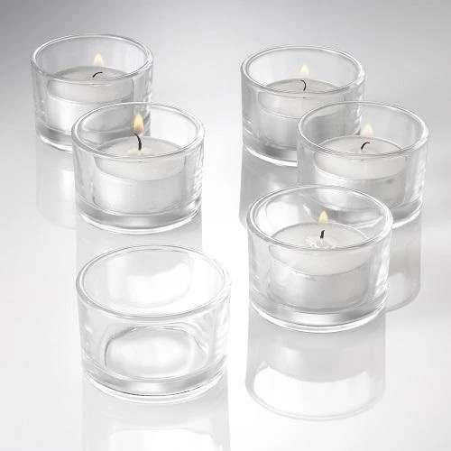 Richland Tealight Candles & Eastland Tealight Holders Set Of 48 3 Richland Tealight Candles & Eastland Tealight Holders Set Of 48