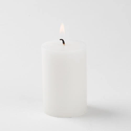 Richland Pillar Candle 2"x3" White Set Of 40 3 Richland Pillar Candle 2"x3" White Set Of 40