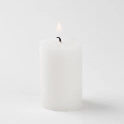 Richland Pillar Candle 2"x3" White Set Of 80