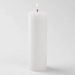 Richland Pillar Candle 2"x6" White Set Of 10