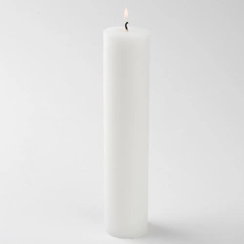 Richland Pillar Candle 2"x9" White Set Of 40 3 Richland Pillar Candle 2"x9" White Set Of 40