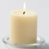 Richland Pillar Candles 3"x3" Ivory Set Of 48 1 Richland Pillar Candles 3"x3" Ivory Set Of 48 -Candle Decorations mg 1856 1 1 1