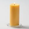 Richland Pillar Candles 3"x6" Yellow Set Of 24 -Candle Decorations mg 1869 2 1