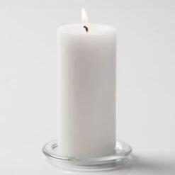 Richland Pillar Candles 3"x6" White Set Of 12