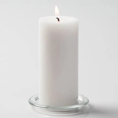 Richland Pillar Candles 3"x6" White Set Of 12 3 Richland Pillar Candles 3"x6" White Set Of 12