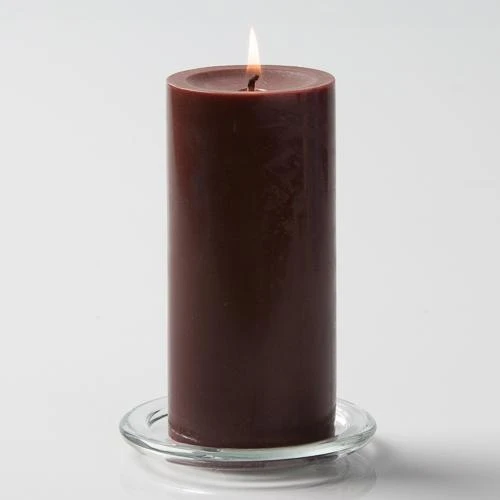 Richland Pillar Candles 3"x6" Brown Set Of 12 3 Richland Pillar Candles 3"x6" Brown Set Of 12